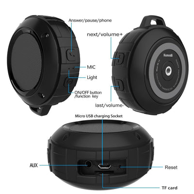 Outdoor Waterproof Wireless Bluetooth Portable Sports Speaker