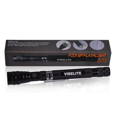 Magnetic Flexible LED Flashlight Telescoping Pickup Tool