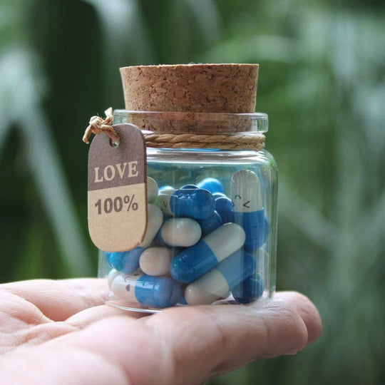 Capsule Letters Message in a Bottle