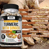 Turmeric Ginger Supplement - Vegan Joint Support with Ginger & Bioperine for High Absorption - 60 Capsule