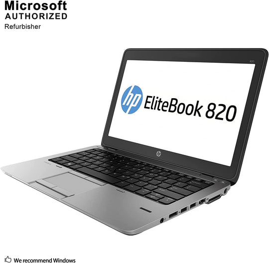 HP EliteBook 820 G2 12.5in Laptop, Intel Core i5-5300U 2.3GHz, 8GB Ram, 256GB Solid State Drive, Windows 10 Pro 64bit (Renewed)