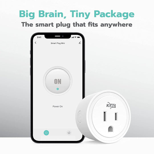 4-Pack Smart Plug Mini Wi-Fi Outlets for Smart Home, Remote Control Lights and Devices from Anywhere, No Hub Required