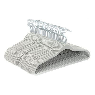 50 Pack Non-Slip Velvet Clothing Hangers