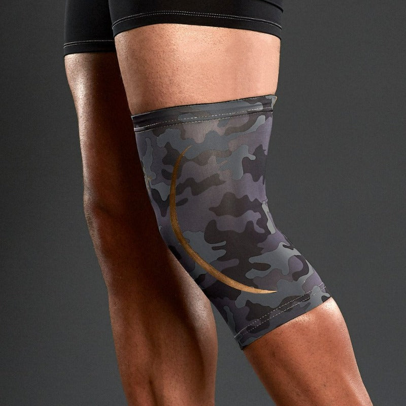 Tommie Copper Sport Compression Knee Sleeve, Grey Camo, Small/Medium