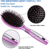 5 Pieces Hair Brush Comb Set Detangling Paddle Brush round Hair Tail Comb Wet Dry Brush for Women Men Hair Styling(Purple)