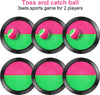  Toss and Catch Balls Game, 3 Set Paddle Toss and Catch Ball, 6 Paddles and 3 Balls, Suitable for Sports, Beach