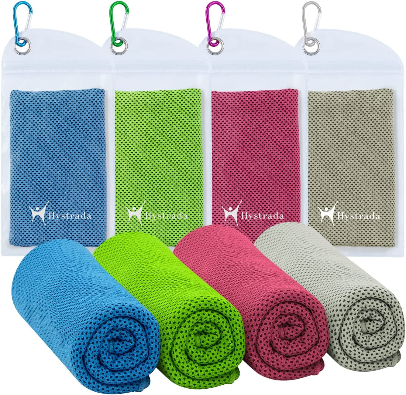 4 Pack Cooling Towels 40" x 12"