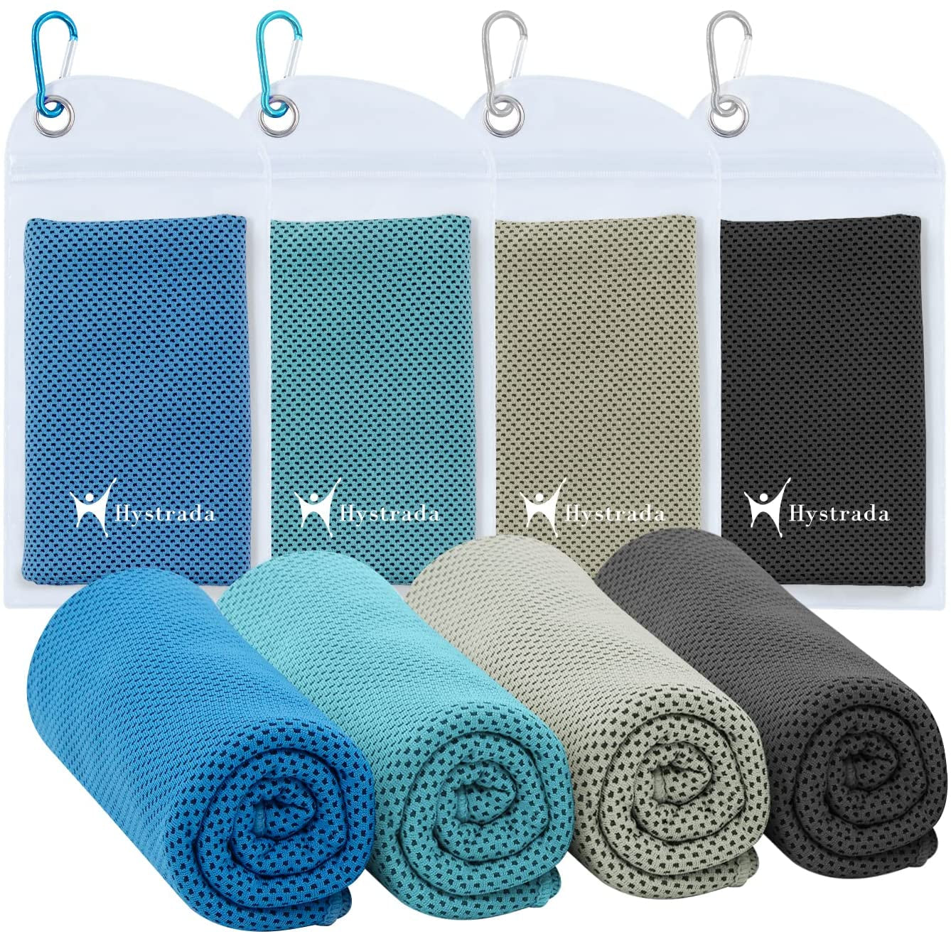 4 Pack Cooling Towels 40" x 12"