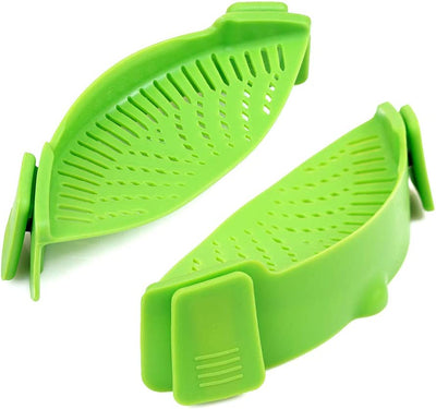 Silicone Clip-on Pasta Strainer