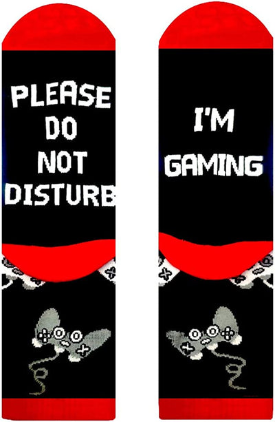  Gifts for Dad,Novelty Gaming Socks Fathers Day Gift from Son,Funny Socks Gift Stocking Stuffers for Men,Dad