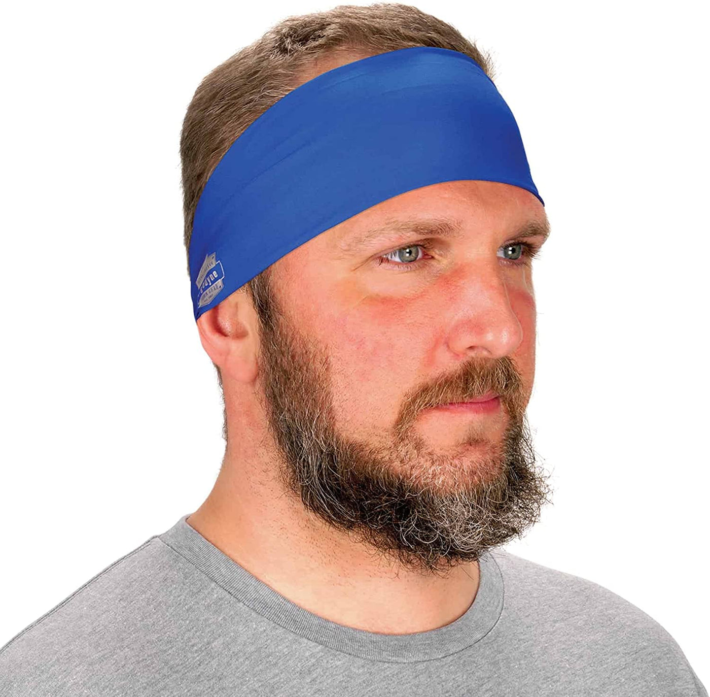 Ergodyne Chill Its 6634 Cooling Headband, Sports Headbands for Men and Women, Moisture Wicking, Lime