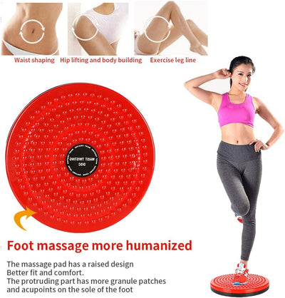 THBII Twisting Waist Disc, Body Shaping Twisting Boards Waist Aerobic Exercise Fitness Slim Machine Rotating Board Female Twister Exercise Sports Equipment