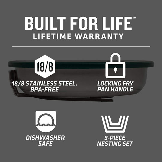 Stanley Adventure Prep & Eat Fry Pan Set, 32oz