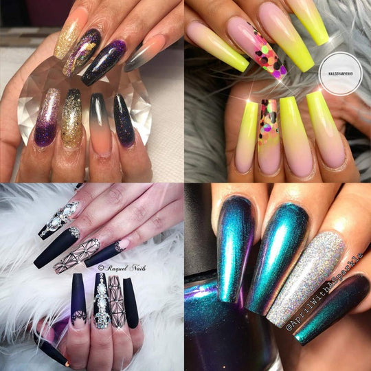 500 Piece Artificial Acrylic Nail Set With Case 