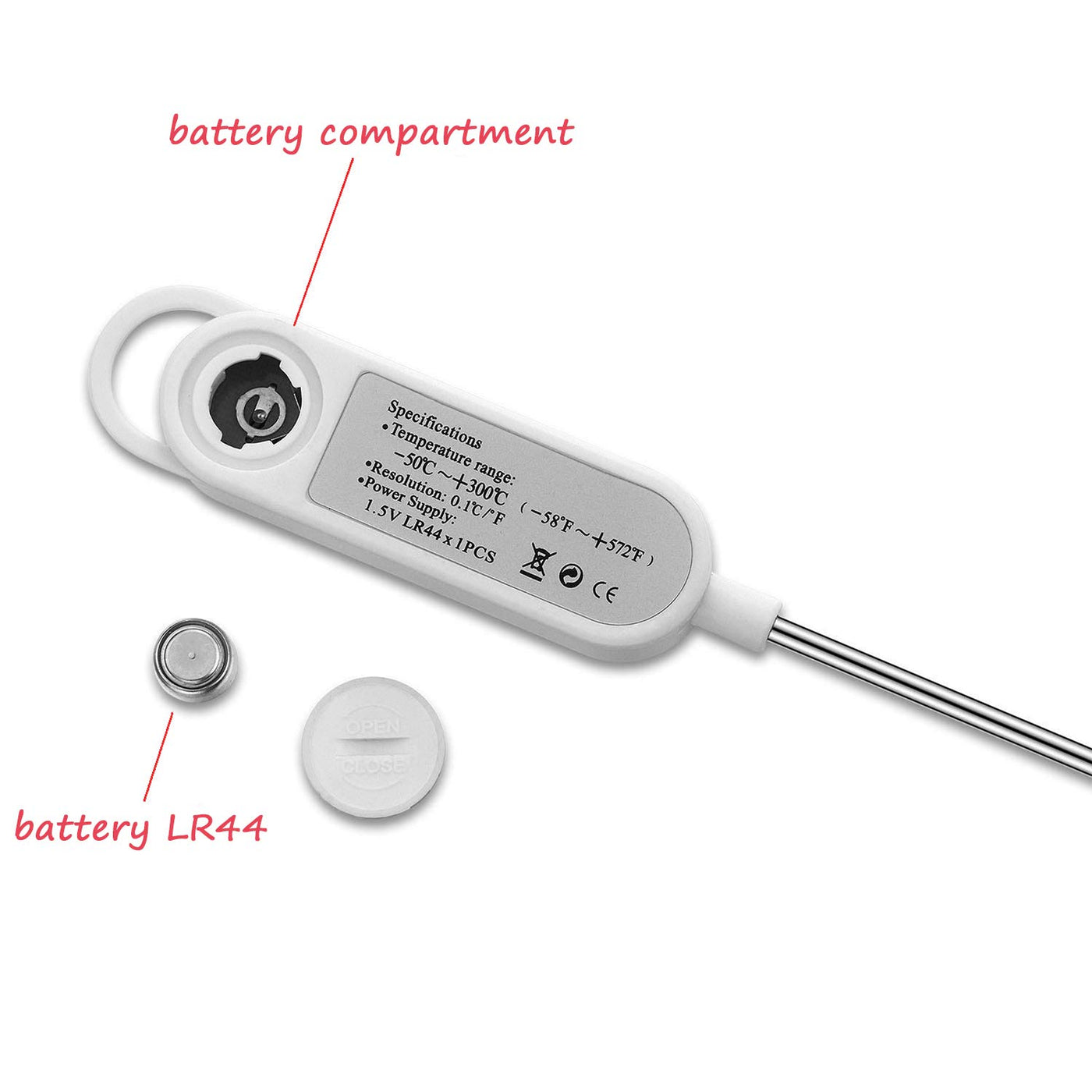 Digital Cooking Kitchen BBQ Grill Thermometer with Long Probe