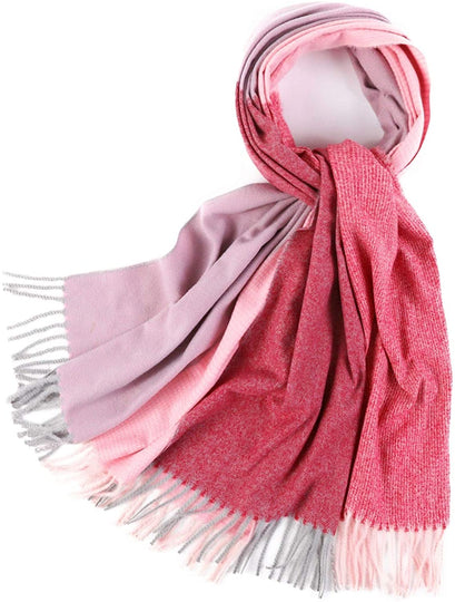 PINCTROT Chunky Large Blanket Scarf for Men Women Warm Cozy Plaid Tartan Wrap Super Soft Shawl Cape