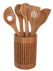 5 Piece: Organic Bamboo Kitchen Utensil Set