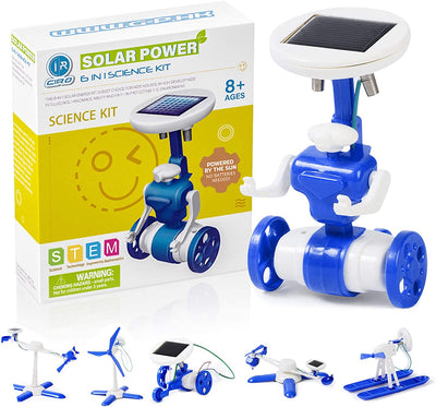 CIRO Solar Robot Science Kit Educational Toys for Kids Beginners, STEM Learning Building Toys for Boys Girls