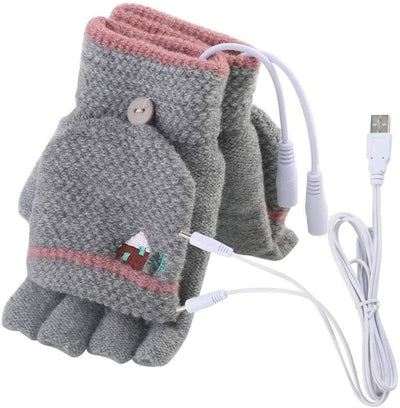 Women's USB Heated Mittens 