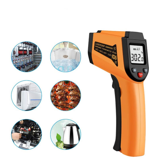 Digital Laser Infrared Kitchen Thermometer Gun with LCD Display -50°C to 400°C(-58°F to 752°F)