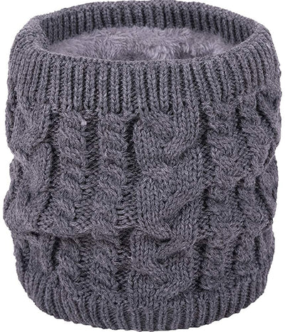 Women's Men Thick Winter Knitted Warm Circle Loop Infinity Scarf