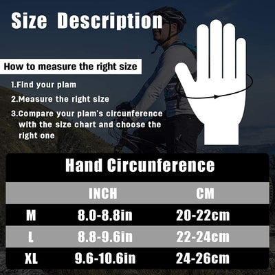Waterproof Anti-Slip Touch-Screen Thermal Cycling Gloves 