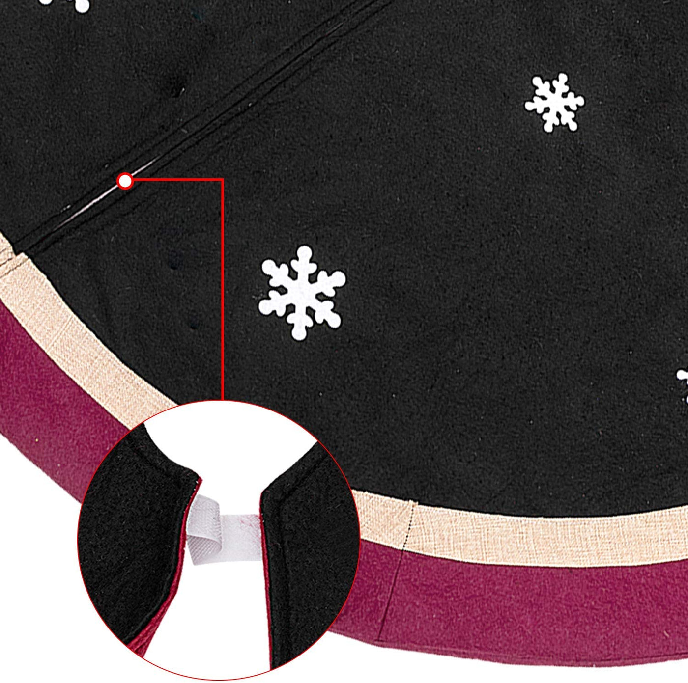48" Decorative Christmas Tree Skirt 