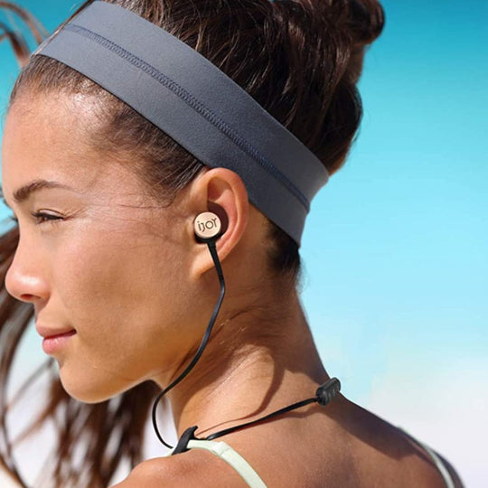 Noise Cancelling IPX4 Sweat-Proof Sport Headphones with Microphone