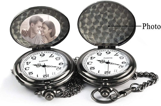Men's Engraved Personalized Pocket Watch