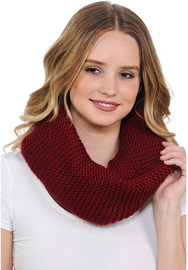 Basico Infinity Scarf | Winter Crochet Knit Scarf in One Size