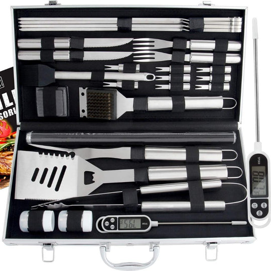 27pc Heavy Duty BBQ Grill Tool Set