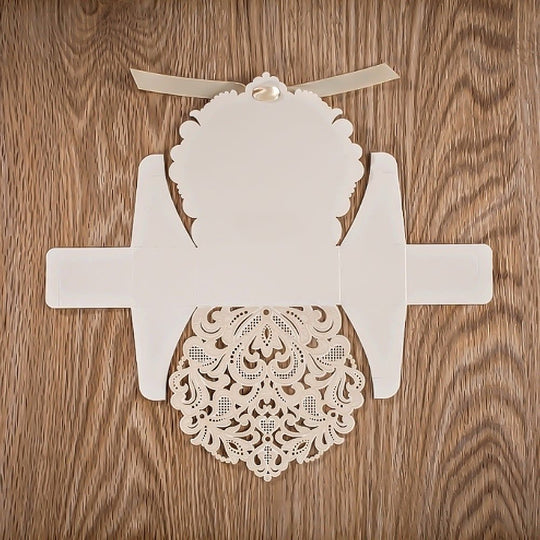 50pcs Mini Suitcase Wedding Favor Candy Box