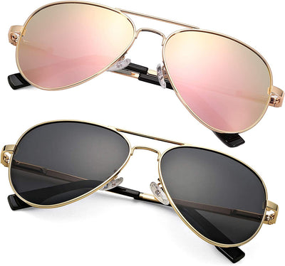  Polarized Aviator Sunglasses for Men Women