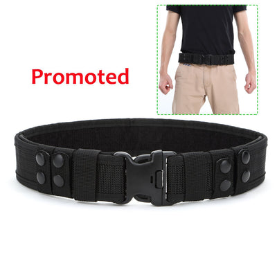 Yahill Security Tactical Belt Combat Gear Adjustable Heavy Duty Police Military Equipment Accessories for Sports Outdoor