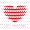 USPS Made of Hearts 2020 Forever Stamps  - Booklet of 20 Postage Stamps
