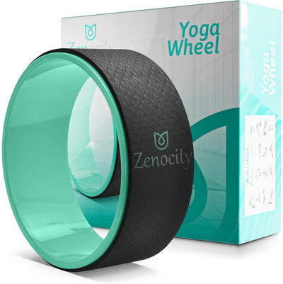 Yoga Wheel - The Best Balance Accessory for Stretching | Posture Fit Padding Technology Keeps You Comfortable & Stable While You Stretch | Fits All Sized People | Holds 440 LBS