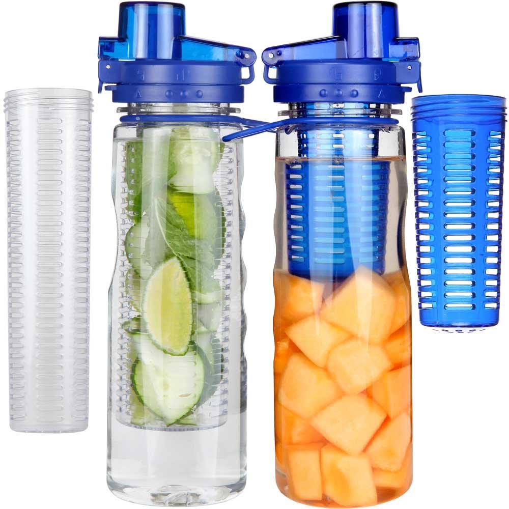 Infuser Sport Flip-Top 25 oz. Water Bottle (BPA Free)