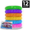 12 Pack Mosquito Repellent Bracelet Band [INDIVIDUALLY WRAPPED] Insect Bug