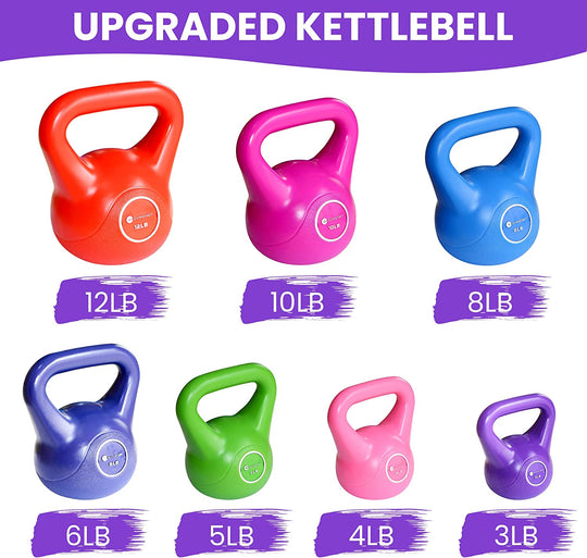 Exercise Kettlebell Fitness Workout Body Equipment Choose Your Weight Size