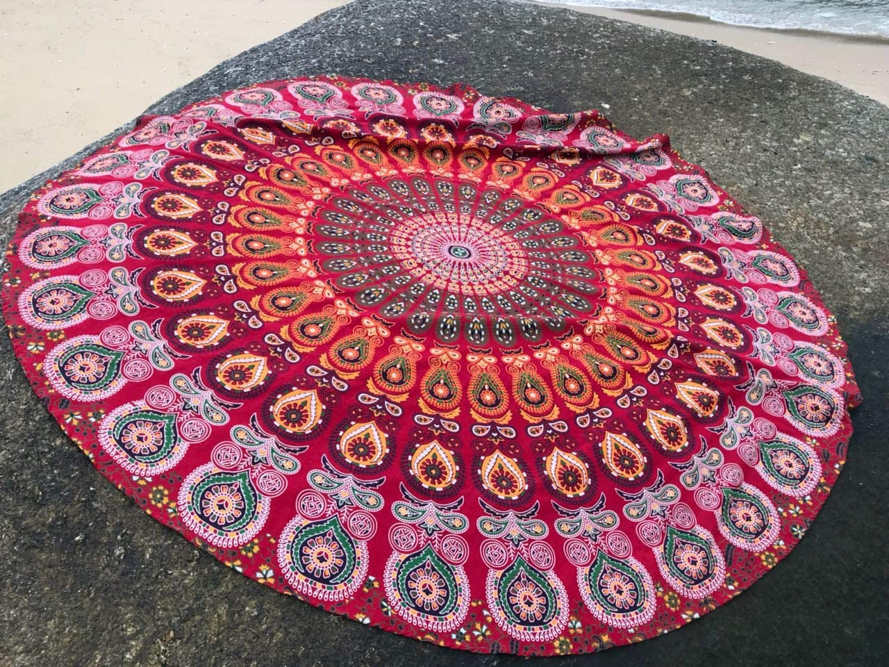 Round Beach Tapestry