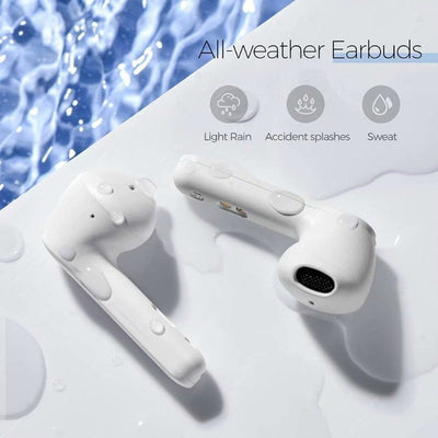Wireless Earbuds, 35H Playtime Bluetooth Headphones, Wireless Earphones with IP8 Waterproof/Charging Case/4 Built-In Mic