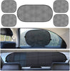 Foldable Car Window Sunshades Set of 5 with Suckers(4*Side Window Shade+1*Rear Window Shade),Must Have Car Gadget for Protecting from Sun UV Rays & Heat,Universal Auto Parts for Car,Truck,SUV