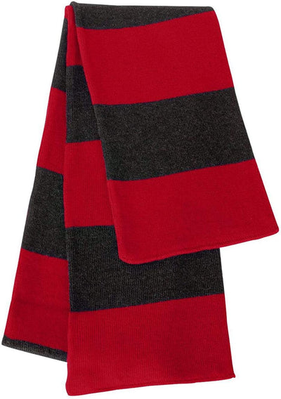 Rugby Striped Knit Scarf