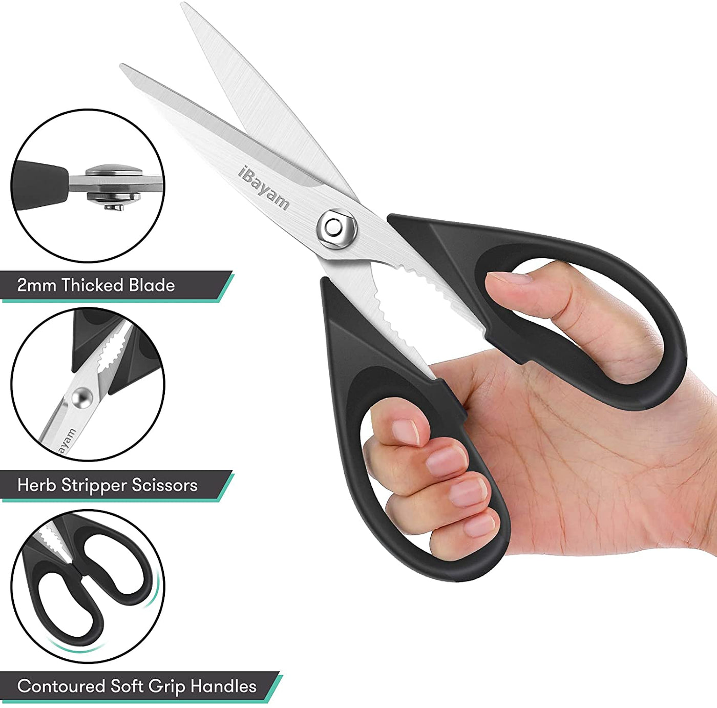 Kitchen Shears, 2-Pack