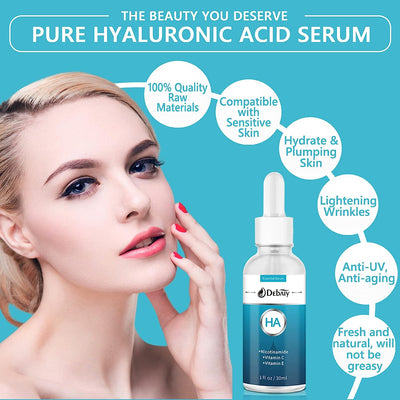 Hyaluronic Acid Serum for Face (1Fl Oz)