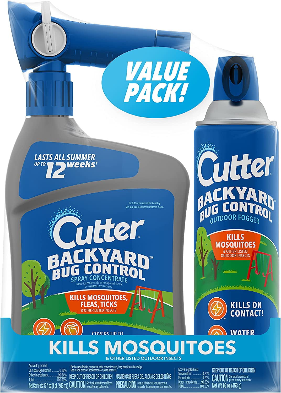 Cutter Backyard Ready To Use, 32 oz, Twin Pack