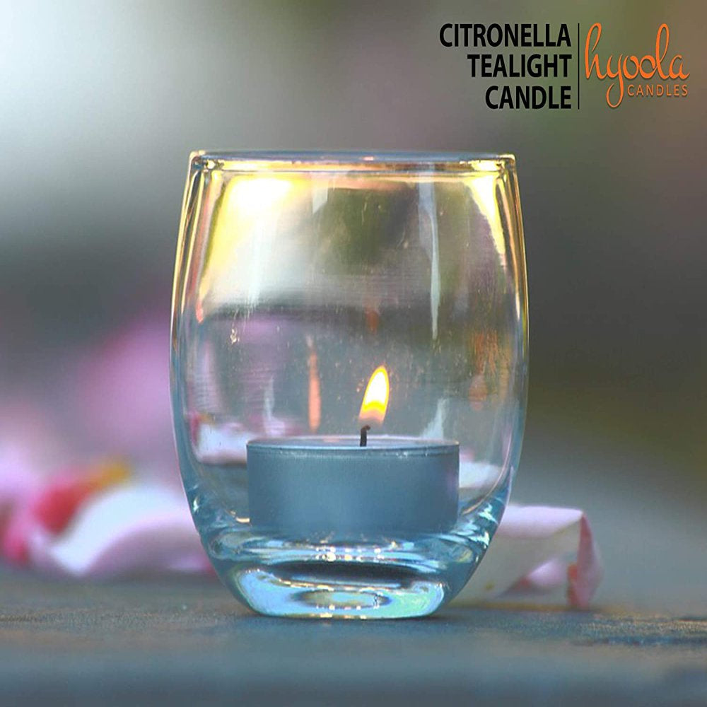 50 Pk  Indoor and Outdoor Tealight Citronella Candles 