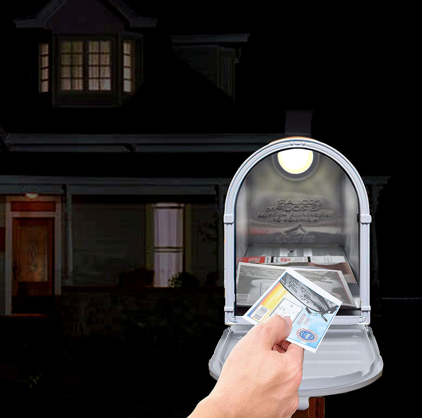 Motion Sensor LED Mailbox Light - Automatically Illuminates The Interior of Your Mailbox, When The Mailbox Door is Opened to See What is in There!