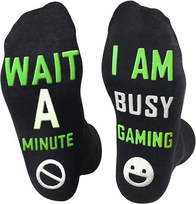  Gifts for Dad,Novelty Gaming Socks Fathers Day Gift from Son,Funny Socks Gift Stocking Stuffers for Men,Dad