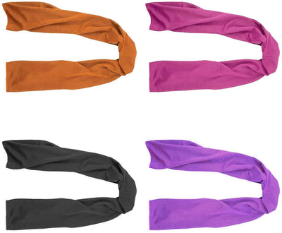 4 Packs Cooling Towel (40"x 12"), Ice Towel, Microfiber Towel, Soft Breathable Chilly Towel Stay Cool for Yoga, Sport, Gym, Workout, Camping, Fitness, Running, Workout & More Activities (Multicolor)